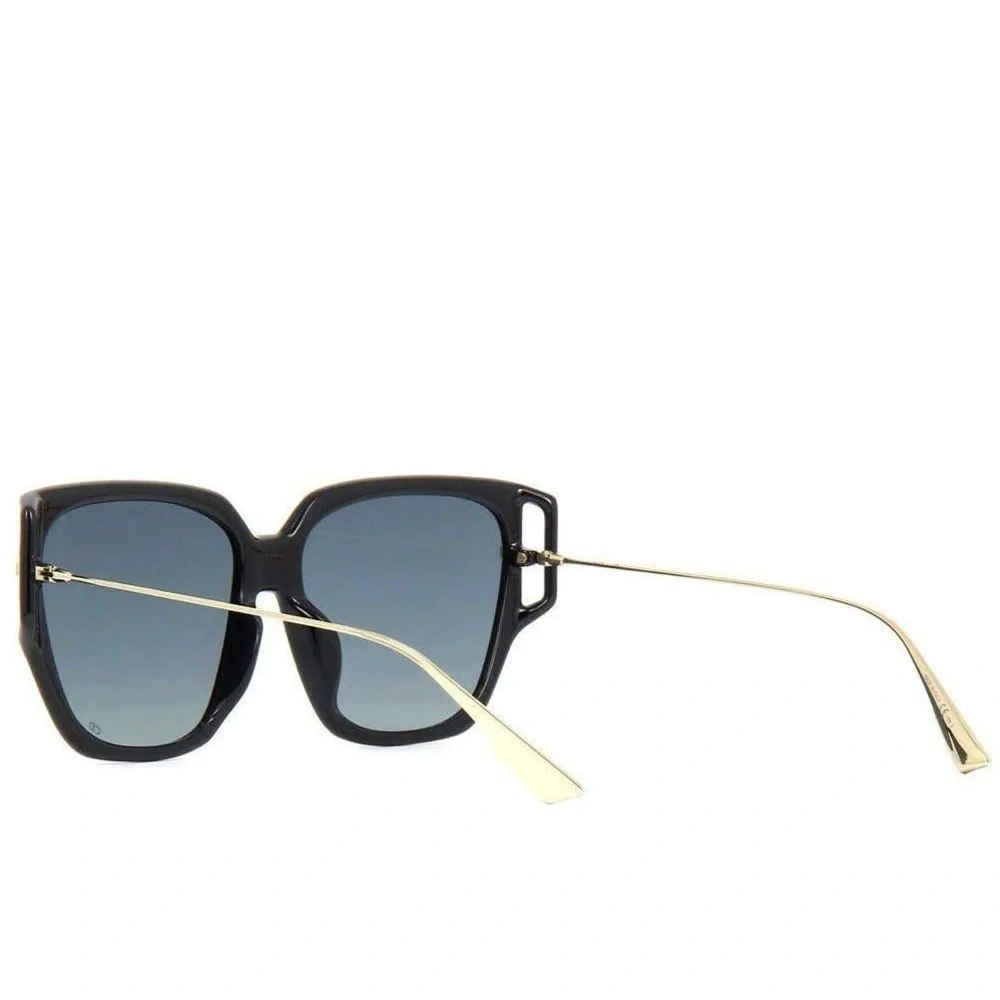 Christian Dior Black / Gold Sunglasses 80711 w/ Dior Sunglass Case - Picture 11 of 12